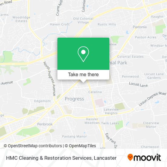 HMC Cleaning & Restoration Services map