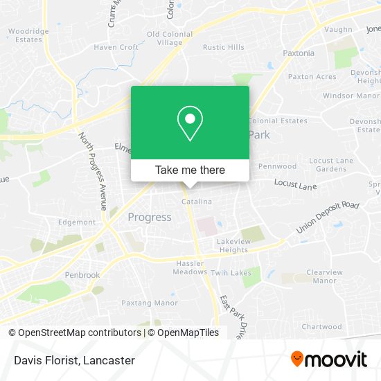 Mapa de Davis Florist