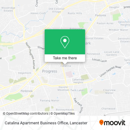 Catalina Apartment Business Office map