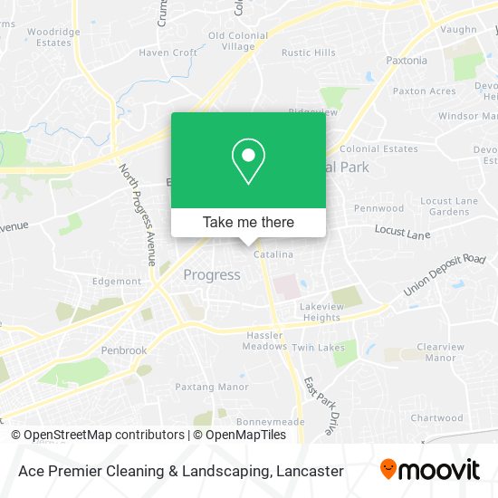 Ace Premier Cleaning & Landscaping map