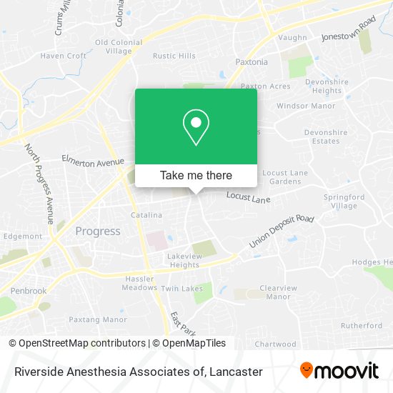 Mapa de Riverside Anesthesia Associates of