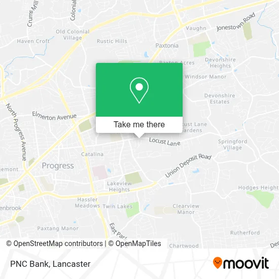 PNC Bank map