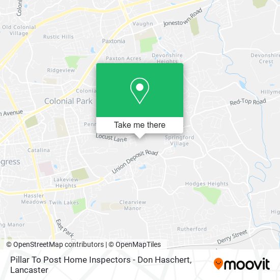 Pillar To Post Home Inspectors - Don Haschert map