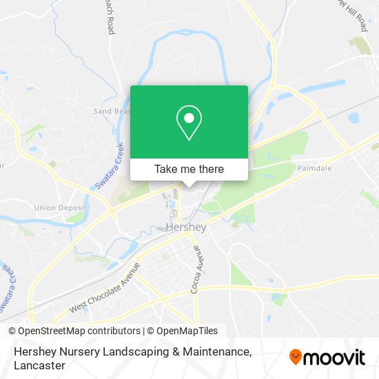 Mapa de Hershey Nursery Landscaping & Maintenance