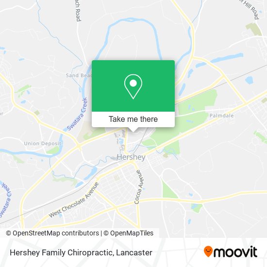 Mapa de Hershey Family Chiropractic