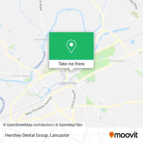 Hershey Dental Group map