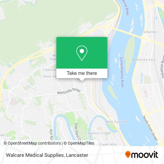 Walcare Medical Supplies map