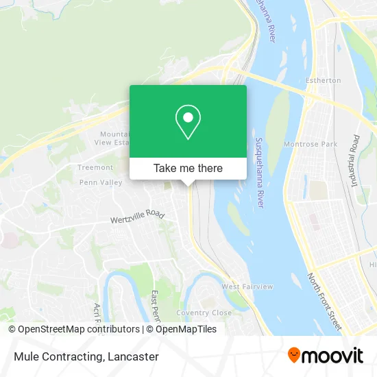 Mule Contracting map