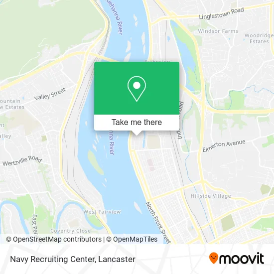 Navy Recruiting Center map