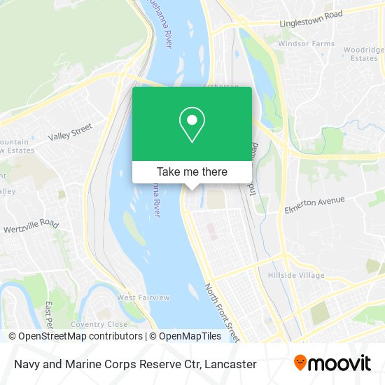 Navy and Marine Corps Reserve Ctr map
