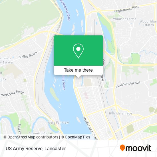 Mapa de US Army Reserve