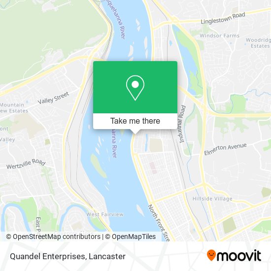 Quandel Enterprises map