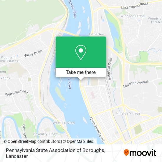 Pennsylvania State Association of Boroughs map