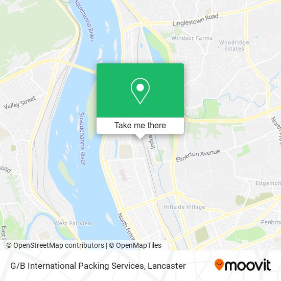 G / B International Packing Services map