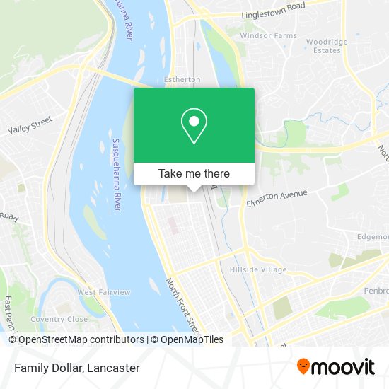Mapa de Family Dollar