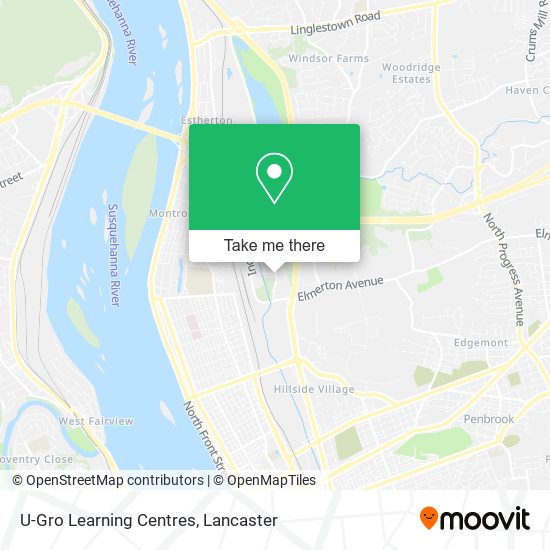 U-Gro Learning Centres map