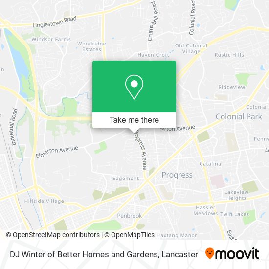 DJ Winter of Better Homes and Gardens map