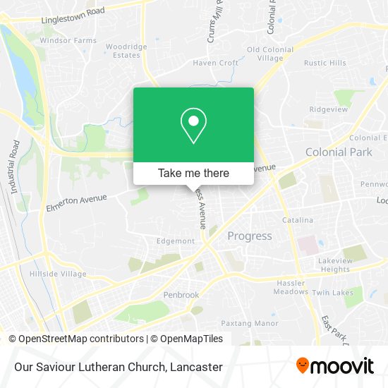 Our Saviour Lutheran Church map