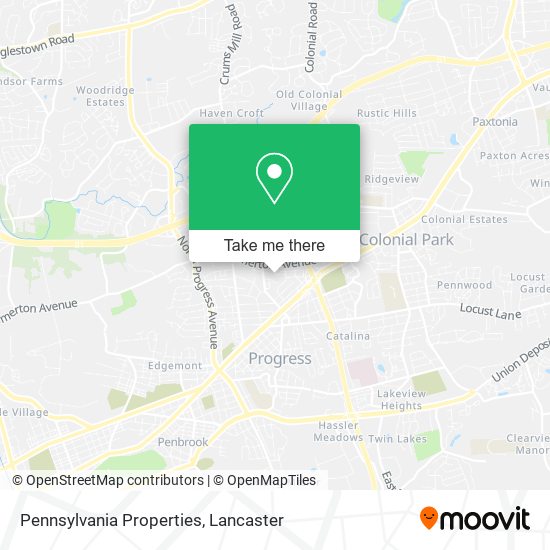 Mapa de Pennsylvania Properties