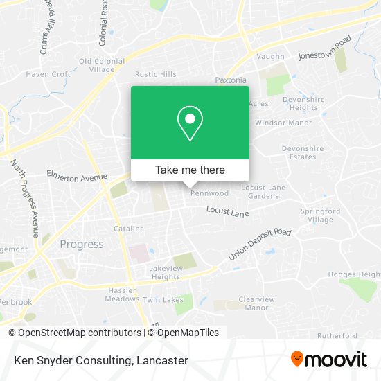 Ken Snyder Consulting map