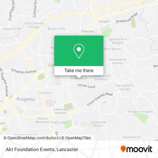 Akt Foundation Events map