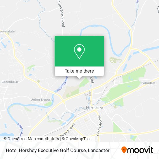 Mapa de Hotel Hershey Executive Golf Course