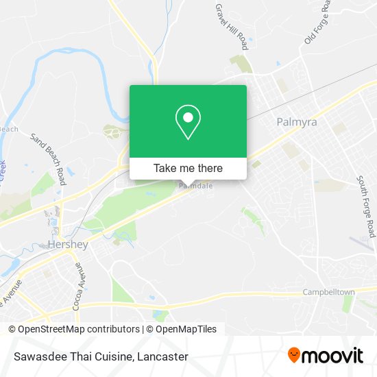 Sawasdee Thai Cuisine map