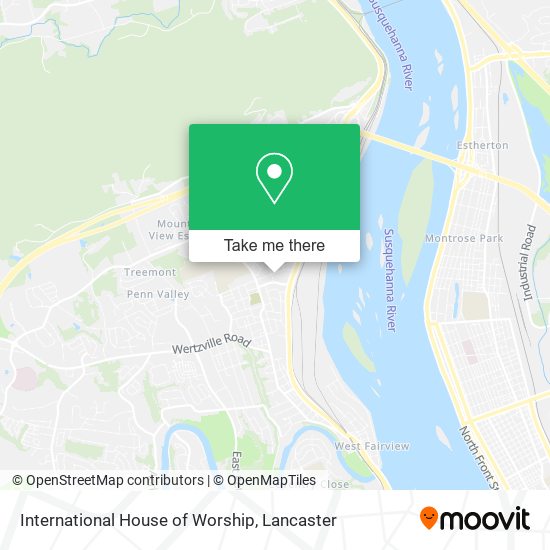 International House of Worship map