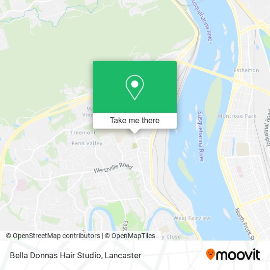 Bella Donnas Hair Studio map