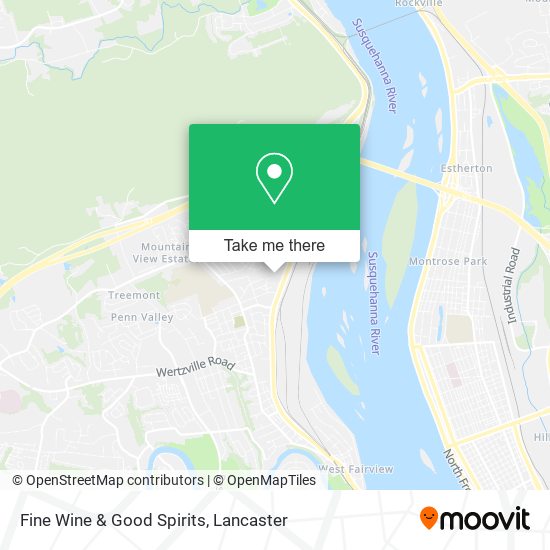 Fine Wine & Good Spirits map