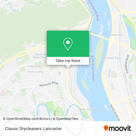 Mapa de Classic Drycleaners