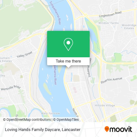 Loving Hands Family Daycare map
