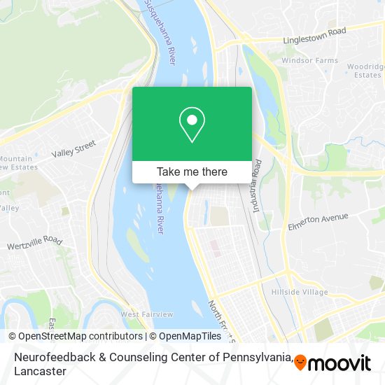 Neurofeedback & Counseling Center of Pennsylvania map