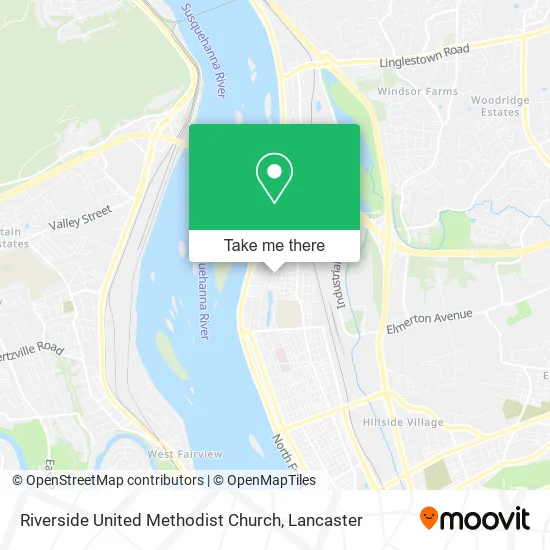 Riverside United Methodist Church map