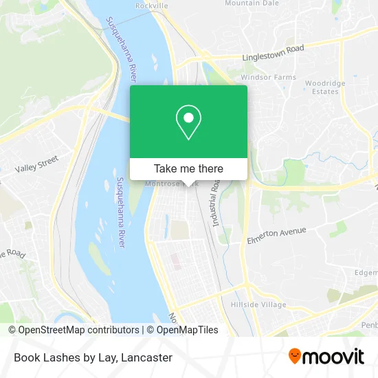 Book Lashes by Lay map