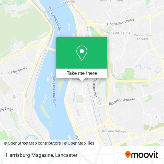Harrisburg Magazine map