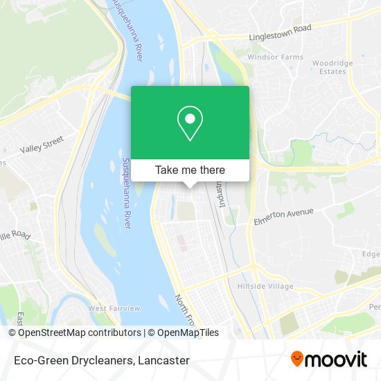 Eco-Green Drycleaners map