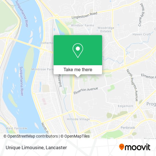 Mapa de Unique Limousine