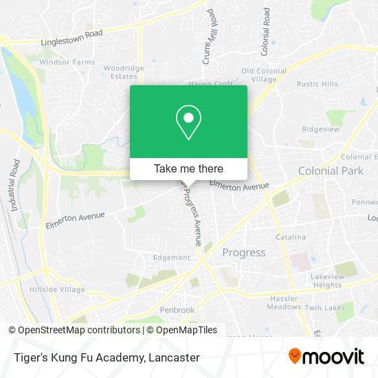 Mapa de Tiger's Kung Fu Academy