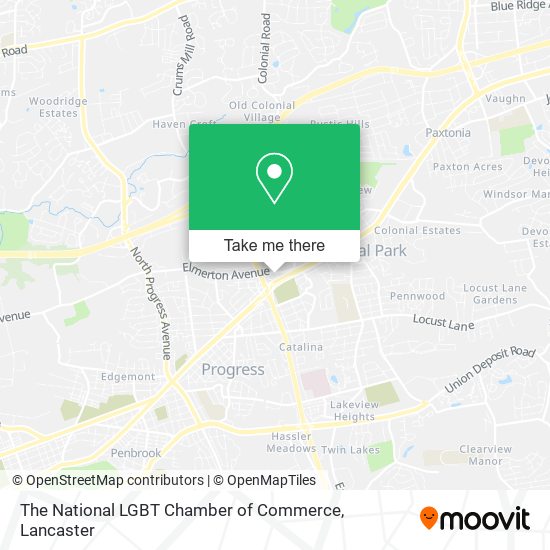 The National LGBT Chamber of Commerce map