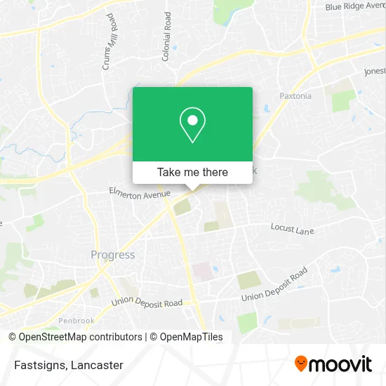 Fastsigns map