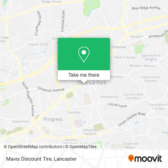 Mavis Discount Tire map