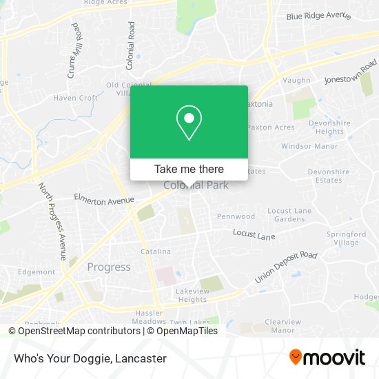 Who's Your Doggie map
