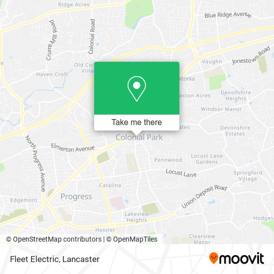 Mapa de Fleet Electric