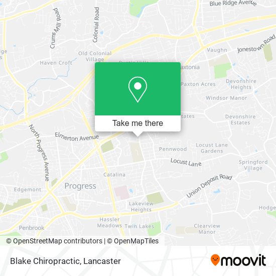 Mapa de Blake Chiropractic