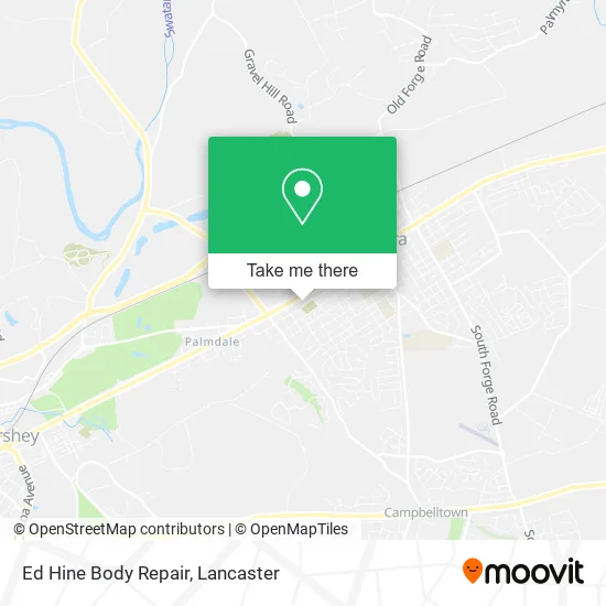 Ed Hine Body Repair map