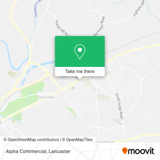 Alpha Commercial map