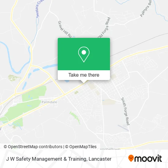 J W Safety Management & Training map