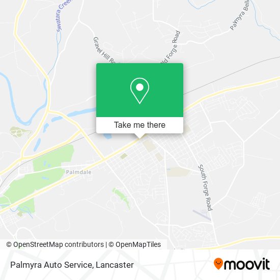 Mapa de Palmyra Auto Service