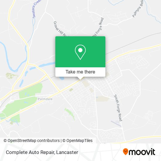 Mapa de Complete Auto Repair